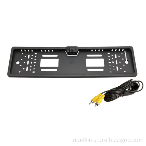 License plate backup rear view camera for European